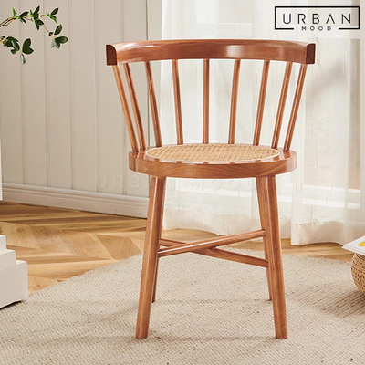 DERBY Rustic Solid Wood Dining Chair