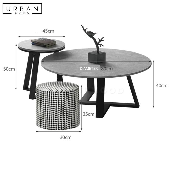 DIVET Modern Sintered Stone Coffee Table