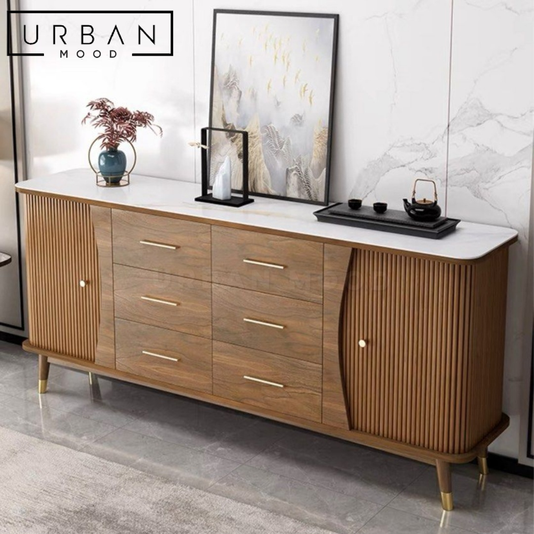 DUEL Modern Solid Wood Sideboard