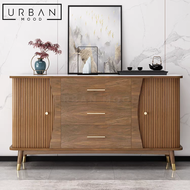 DUEL Modern Solid Wood Sideboard