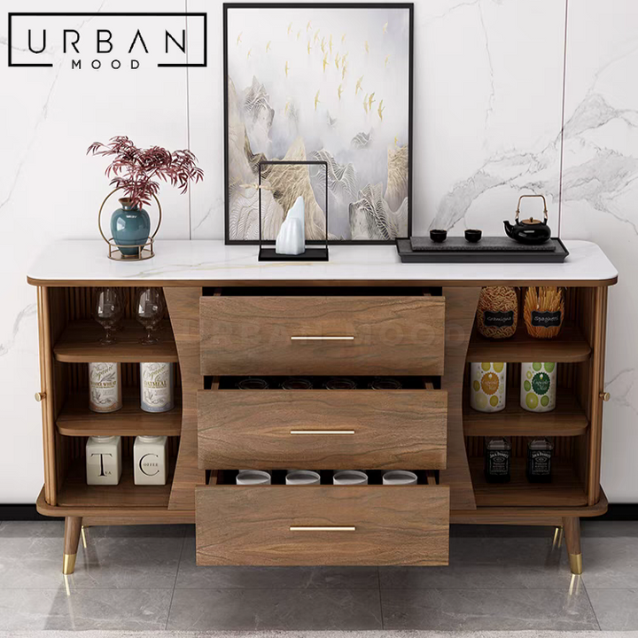 DUEL Modern Solid Wood Sideboard