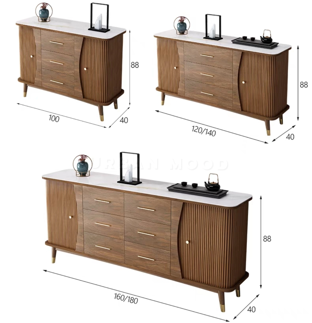 DUEL Modern Solid Wood Sideboard – Urban Mood DUEL Modern Solid Wood Sideboard – Urban Mood