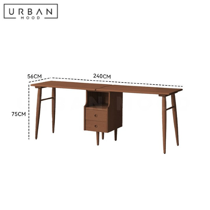 EASTEN Modern Solid Wood Study Table Desk