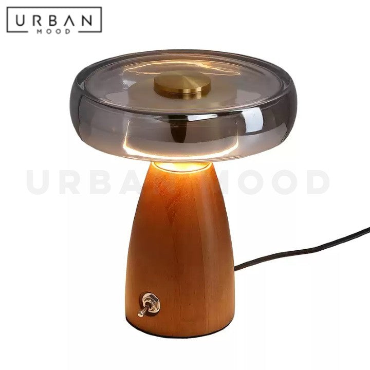 EBBESEN Vintage Solid Wood Table Lamp