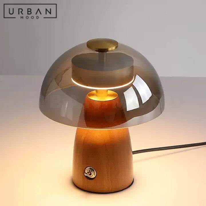 EBBESEN Vintage Solid Wood Table Lamp