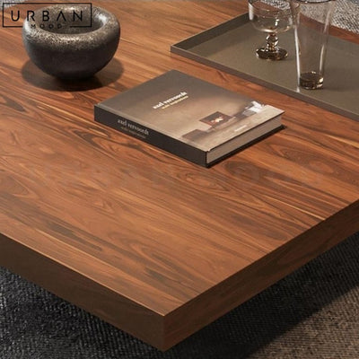 BERNS Modern Solid Wood Coffee Table