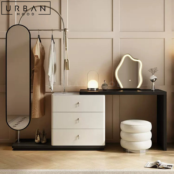 ECHO Modern Vanity Table & Clothes Stand