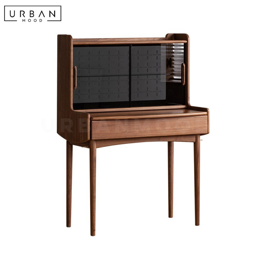 EDSON Vintage Solid Wood Vanity Table