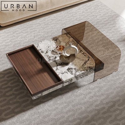 EDWARD Modern Marble Coffee Table