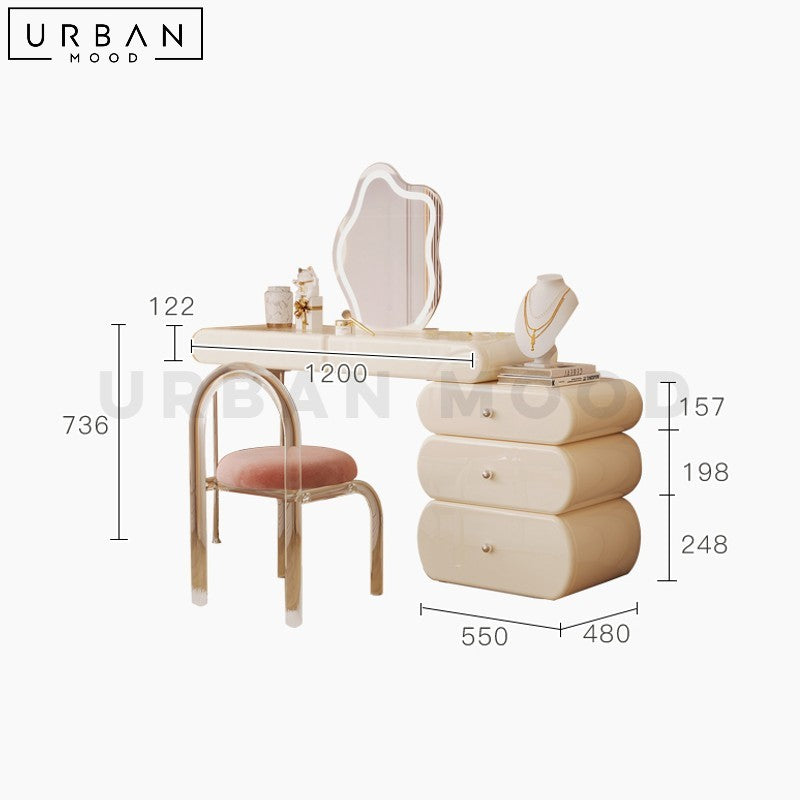 EDWINE Modern Vanity Table Set