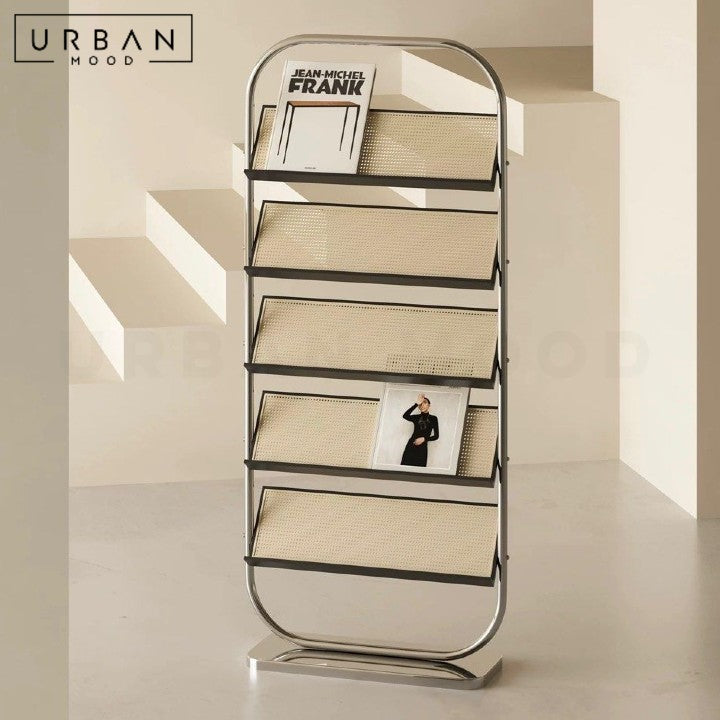 HABBO Modern Rattan Bookshelf
