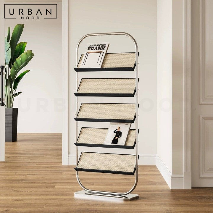 HABBO Modern Rattan Bookshelf