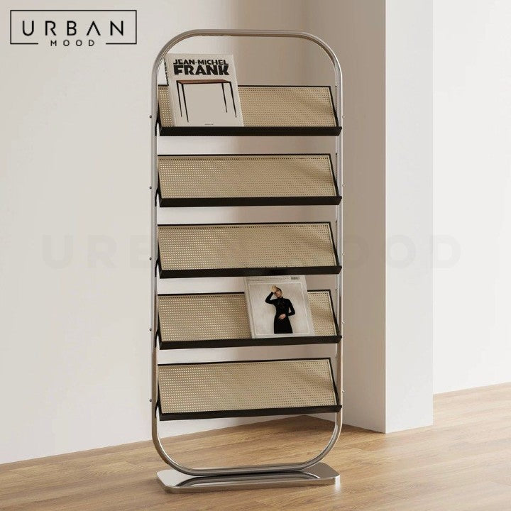 HABBO Modern Rattan Bookshelf