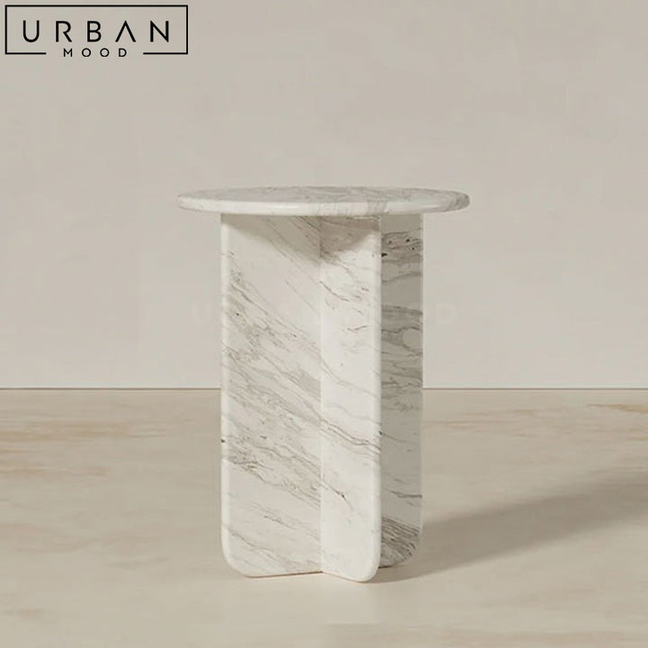 EILIA Modern Marble Coffee Table