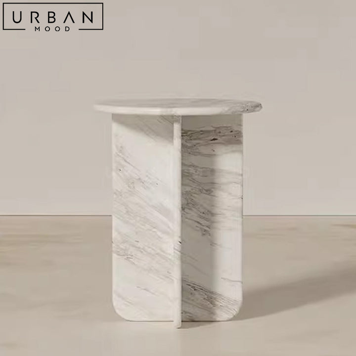 EILIA Modern Marble Coffee Table