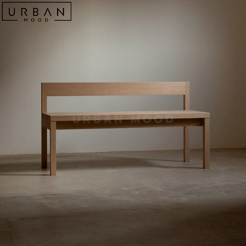 ELAIE Modern Solid Wood Bench