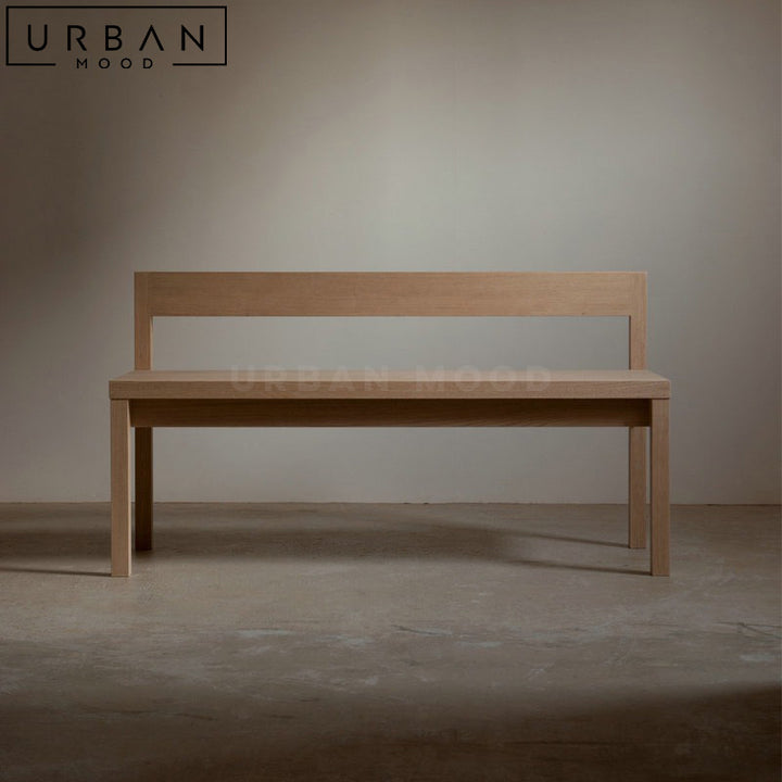 ELAIE Modern Solid Wood Bench