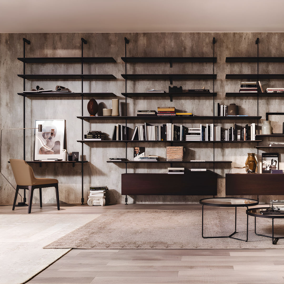 ELAN Modern Industrial Bookshelf - Urban Mood Singapore
