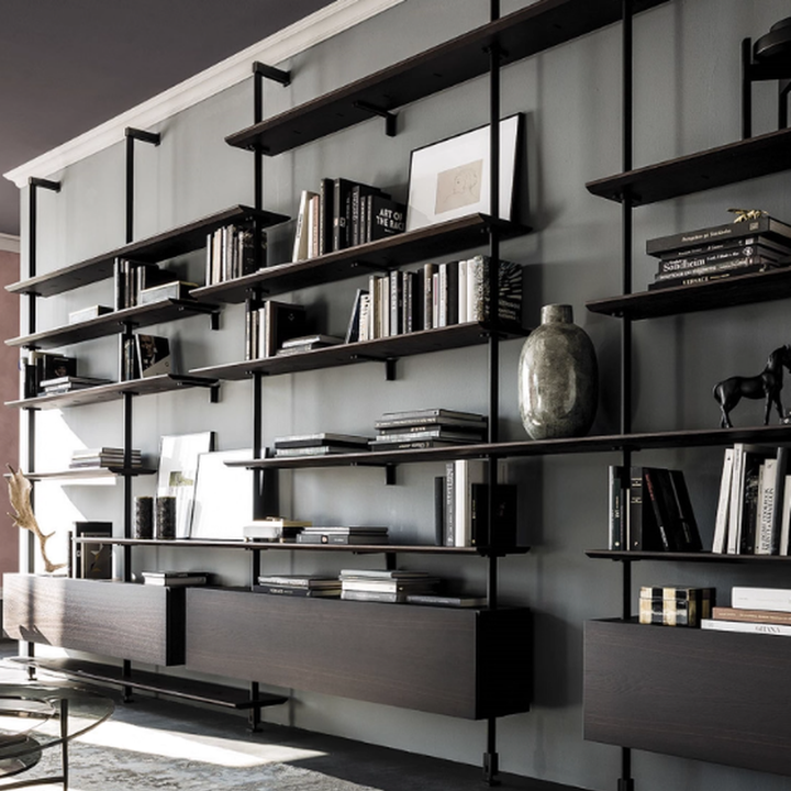 ELAN Modern Industrial Bookshelf - Urban Mood Singapore