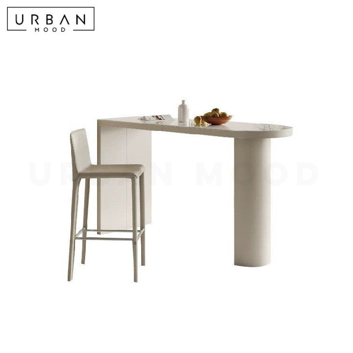 ELA Modern Sintered Stone Bar Table