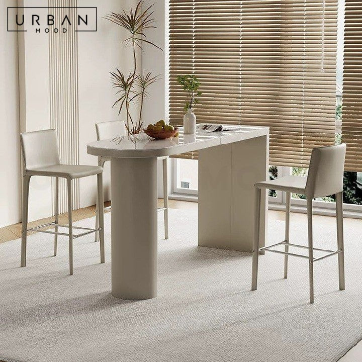 ELA Modern Sintered Stone Bar Table