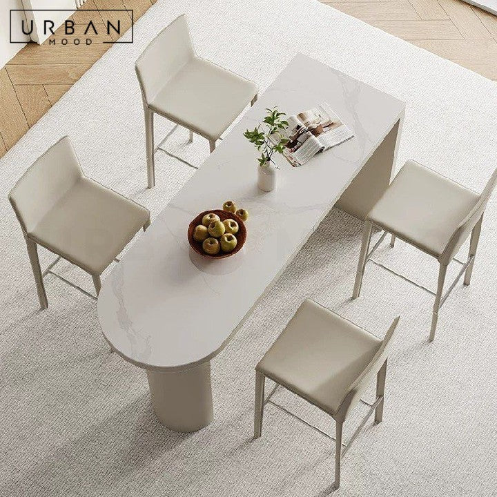 ELA Modern Sintered Stone Bar Table