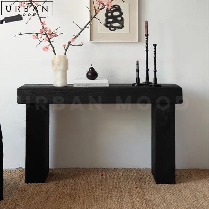 LONO Rustic Solid Wood Console Table