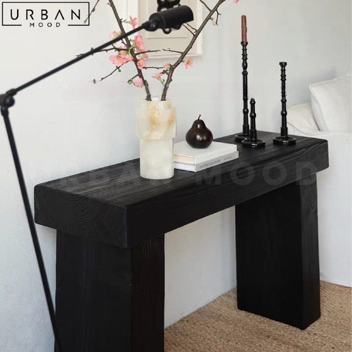 LONO Rustic Solid Wood Console Table