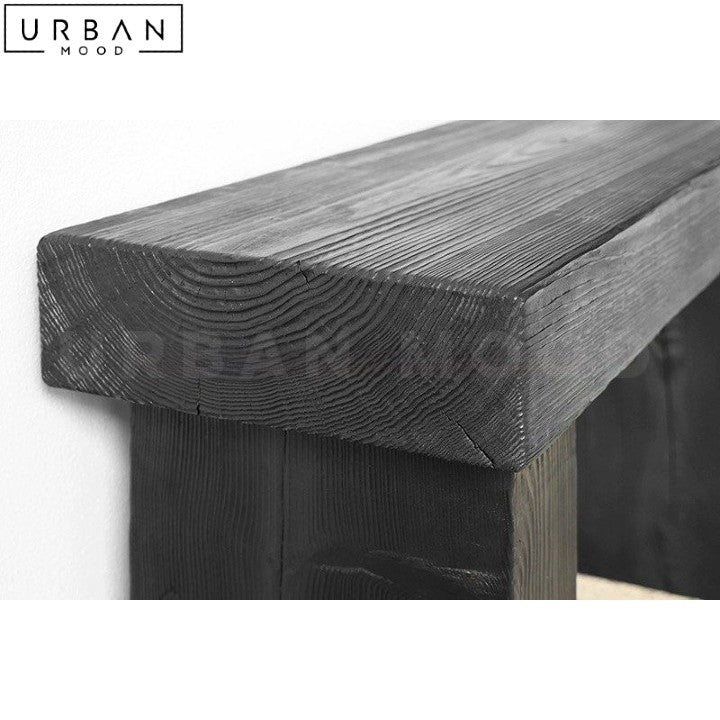 LONO Rustic Solid Wood Console Table