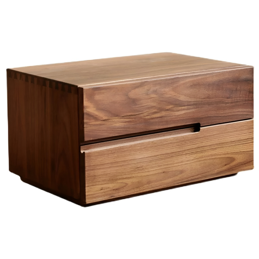 ELEVORA Modern Solid Wood Bedside Table - Urban Mood Singapore