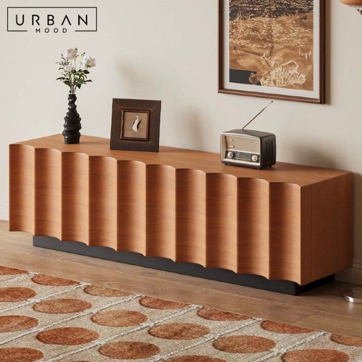 ELIDA Modern Solid Wood TV Console