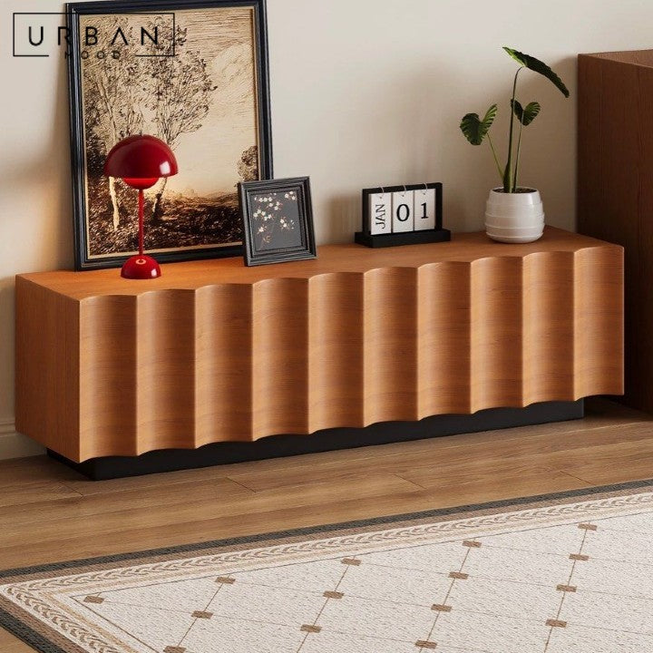 ELIDA Modern Solid Wood TV Console
