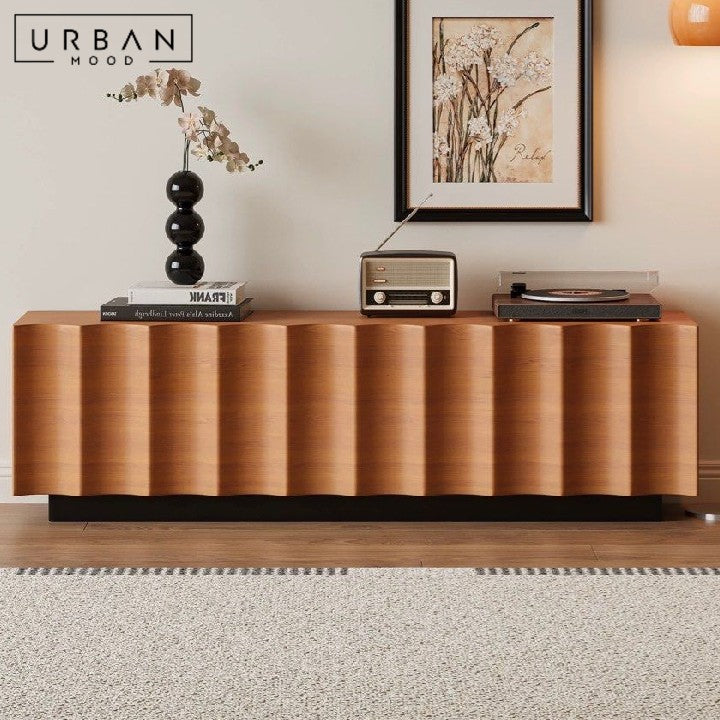ELIDA Modern Solid Wood TV Console