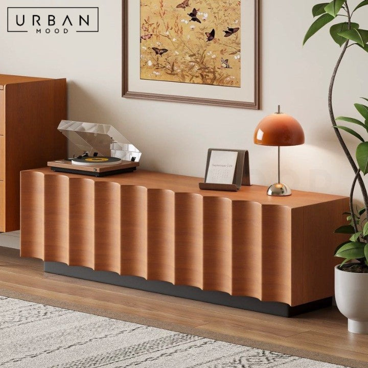 ELIDA Modern Solid Wood TV Console