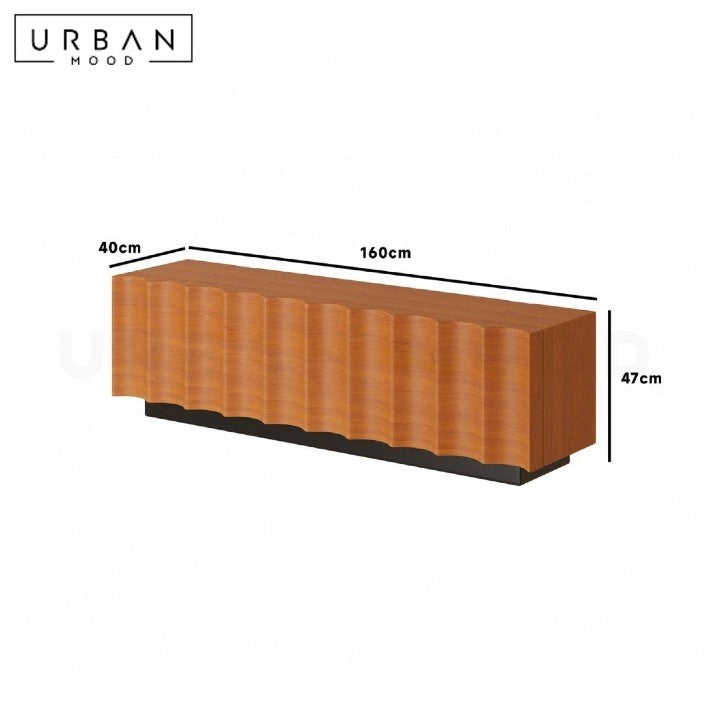 ELIDA Modern Solid Wood TV Console