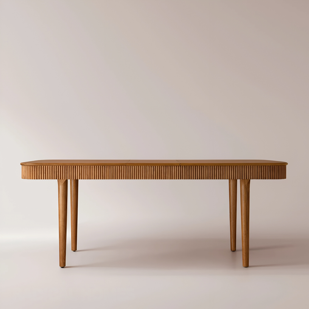 ELIORA Solid Wood Extendable Dining Table - Urban Mood Singapore