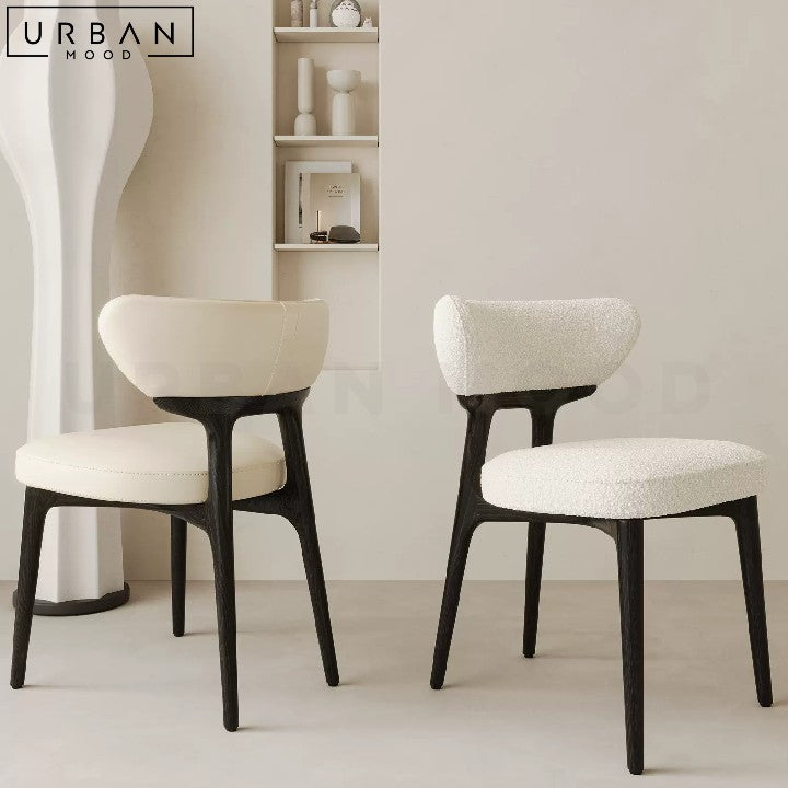 ELISABETH Modern Boucle Dining Chair