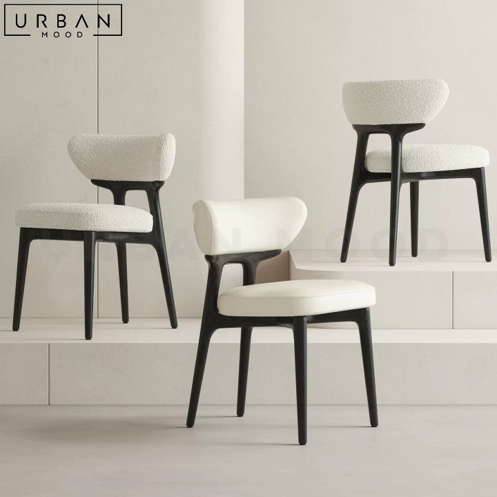 ELISABETH Modern Boucle Dining Chair