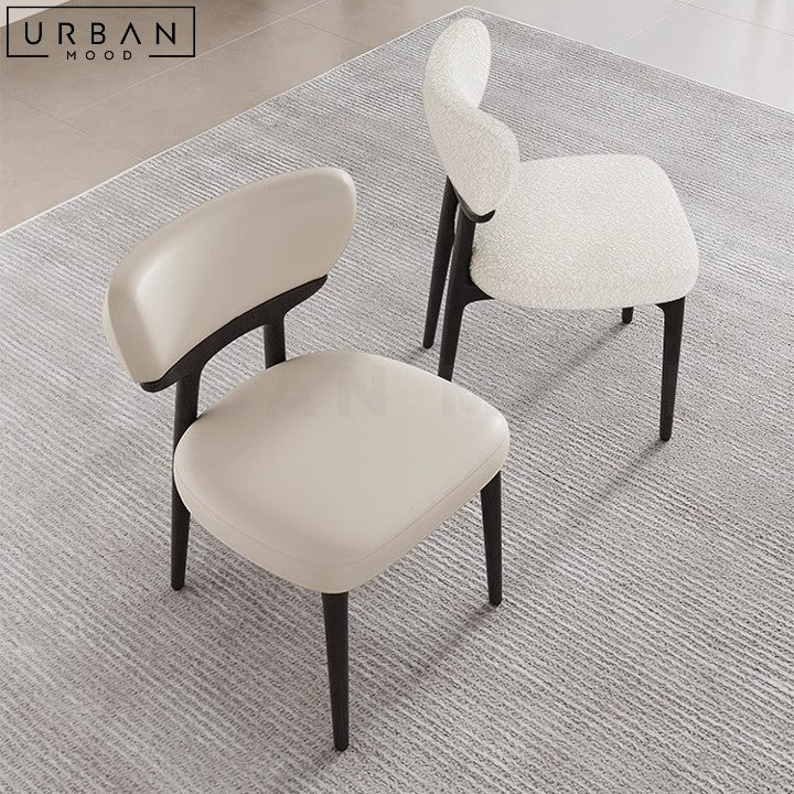 ELISABETH Modern Boucle Dining Chair