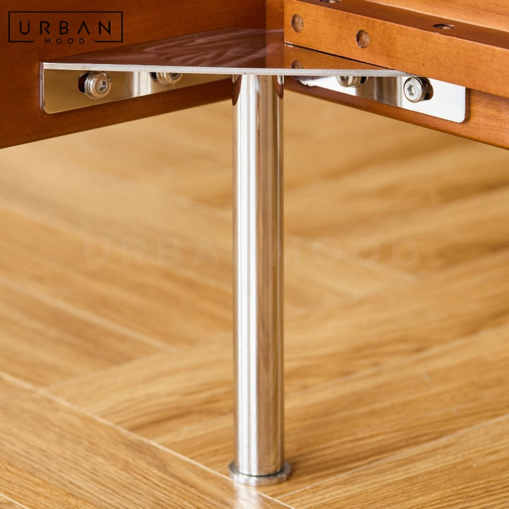 ELLINA Japanese Solid Wood Bedframe
