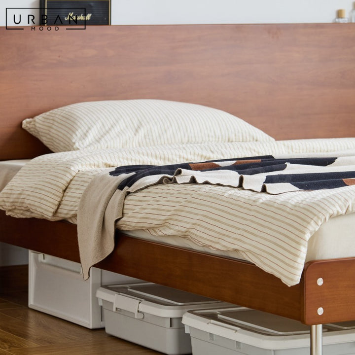 ELLINA Japanese Solid Wood Bedframe