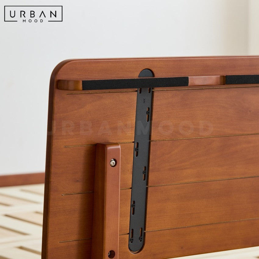 ELLINA Japanese Solid Wood Bedframe