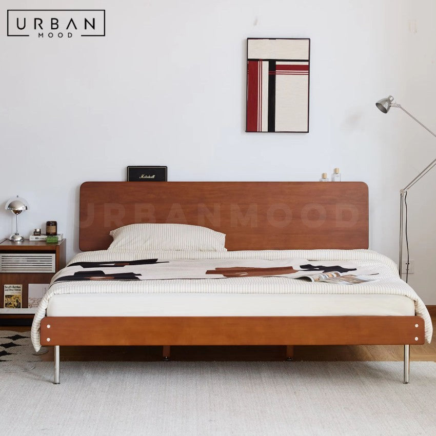 ELLINA Japanese Solid Wood Bedframe