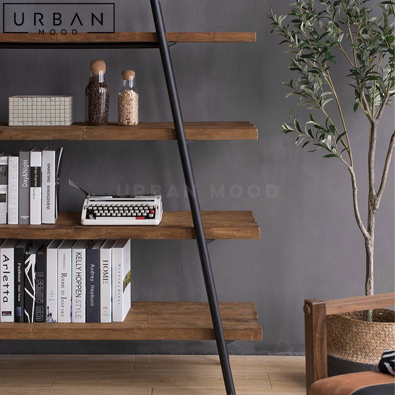 ELMO Industrial Solid Wood Display Shelf – Urban Mood