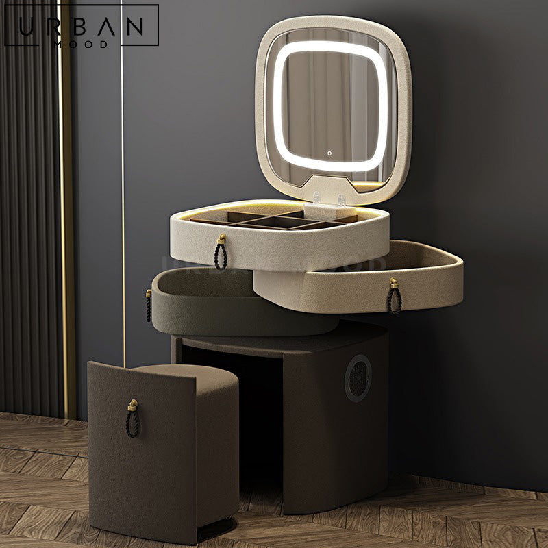 ELOW Modern Vanity Table Set