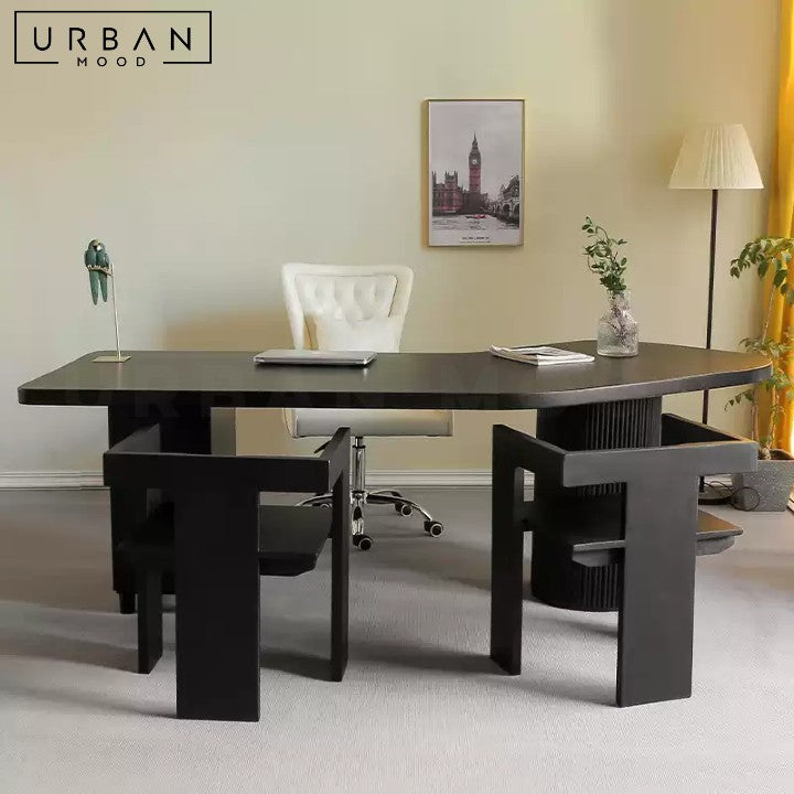 ELONA Modern Solid Wood Study Table