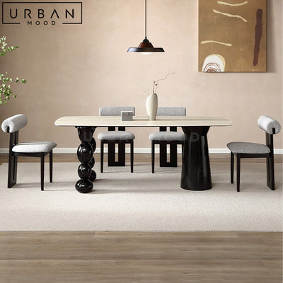 ELZAH Modern Sintered Stone Dining Table