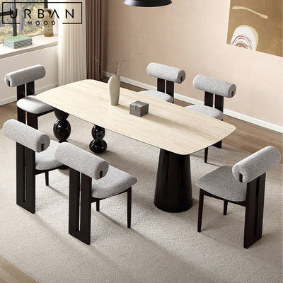 ELZAH Modern Sintered Stone Dining Table