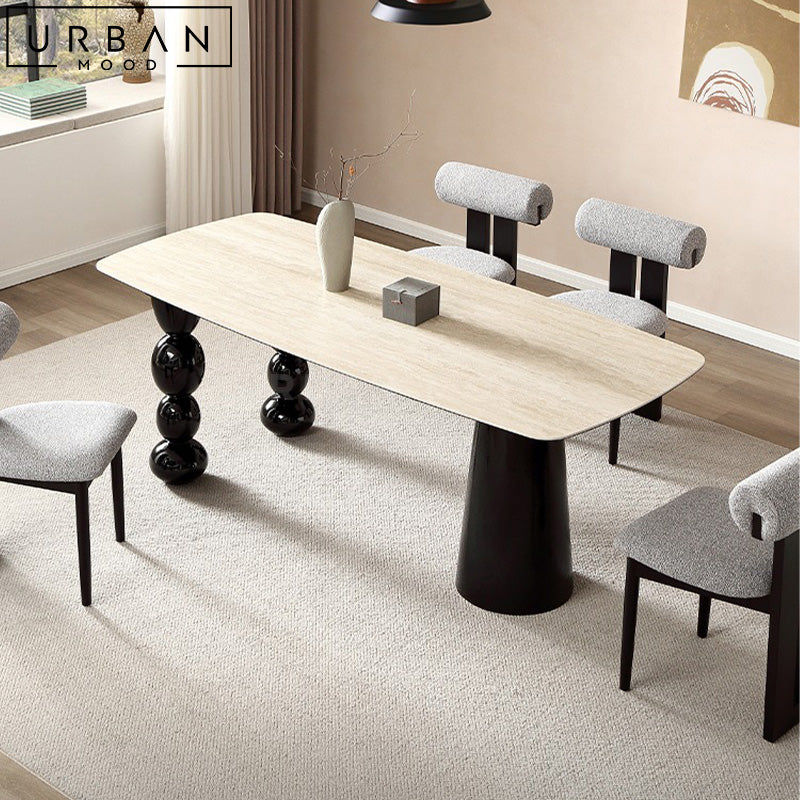 ELZAH Modern Sintered Stone Dining Table