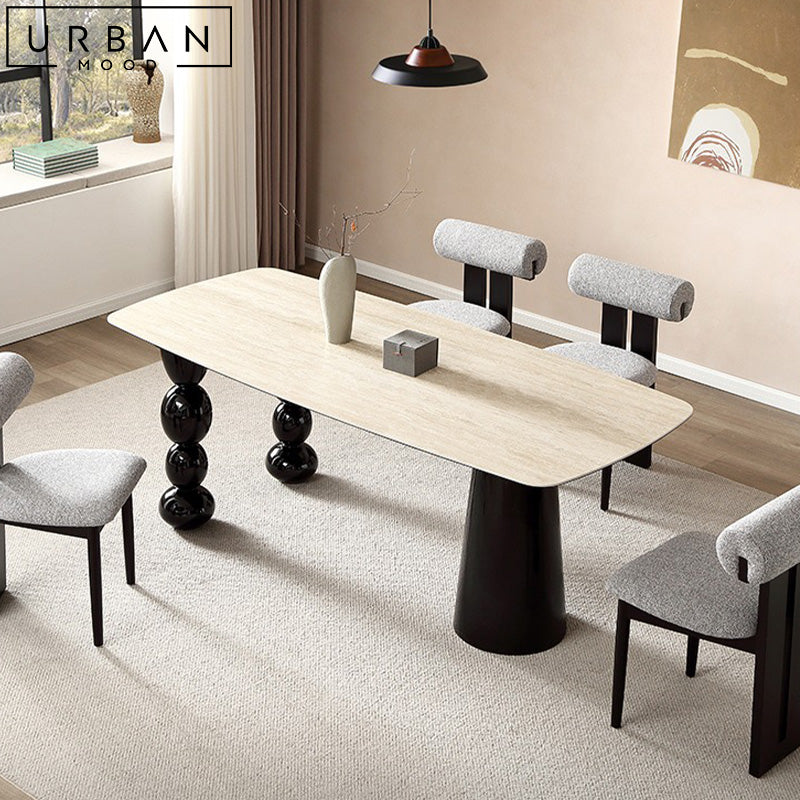 ELZAH Modern Sintered Stone Dining Table